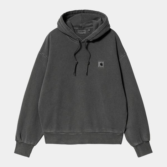 Carhartt WIP Nelson Hooded Sweatshirt Garment Dyed Graphite-Black Sheep Skate Shop