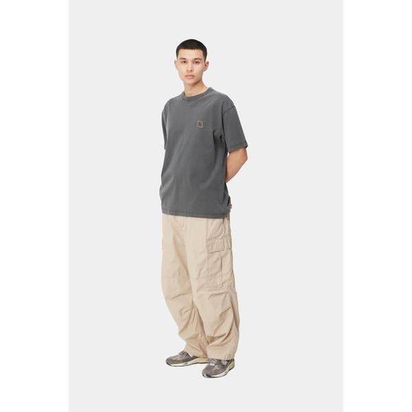 Carhartt WIP Nelson T-Shirt Black Garment Dyed-Black Sheep Skate Shop