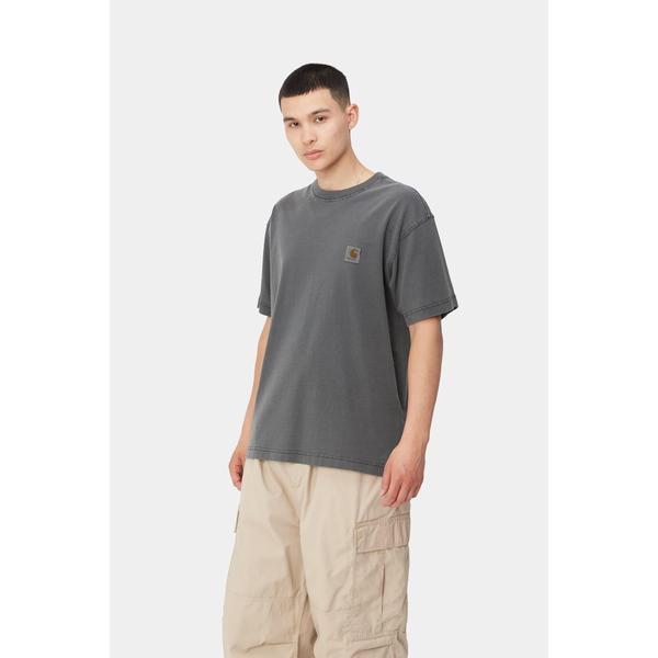 Carhartt WIP Nelson T-Shirt Black Garment Dyed – Black Sheep Skate