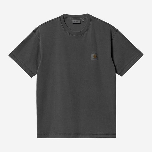 Carhartt WIP Nelson T-Shirt Black Garment Dyed-Black Sheep Skate Shop