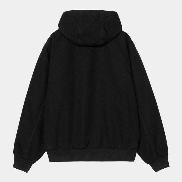 Carhartt WIP OG Active Jacket Spring Black Rinsed Canvas Unlined-Black Sheep Skate Shop