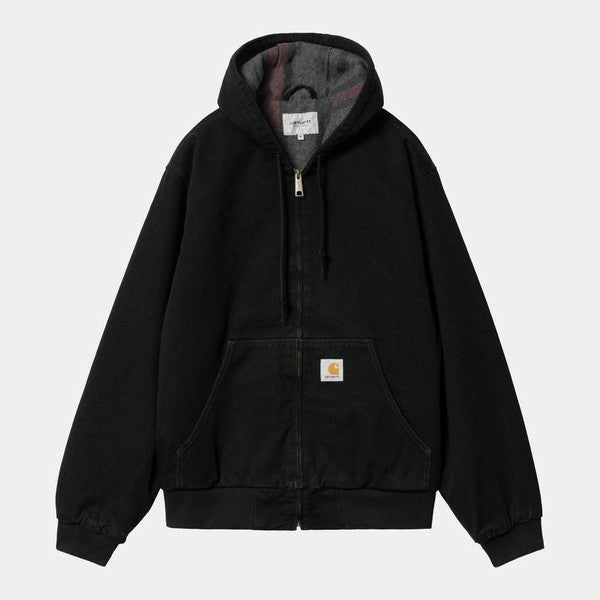 Carhartt WIP OG Active Jacket Winter Black One Washed Denim-Black Sheep Skate Shop