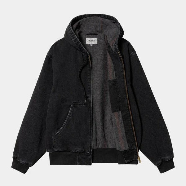 Carhartt WIP OG Active Jacket Winter Black Stone Washed Denim-Black Sheep Skate Shop