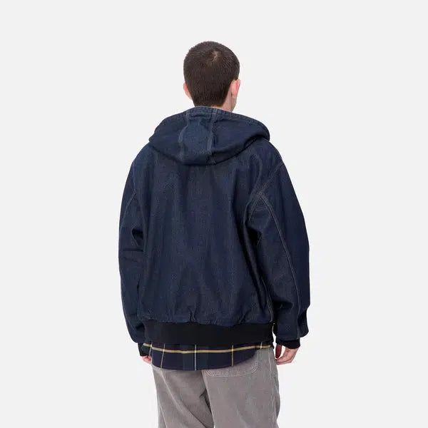 Carhartt WIP OG Active Jacket Winter Blue One Washed Denim-Black Sheep Skate Shop