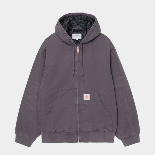 Carhartt WIP OG Active Jacket Winter Jacket Graphite Stone Canvas-Black Sheep Skate Shop