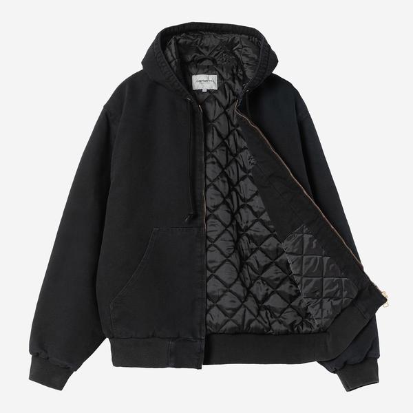 Carhartt WIP OG Active Jacket Winter Stone Canvas Black-Black Sheep Skate Shop