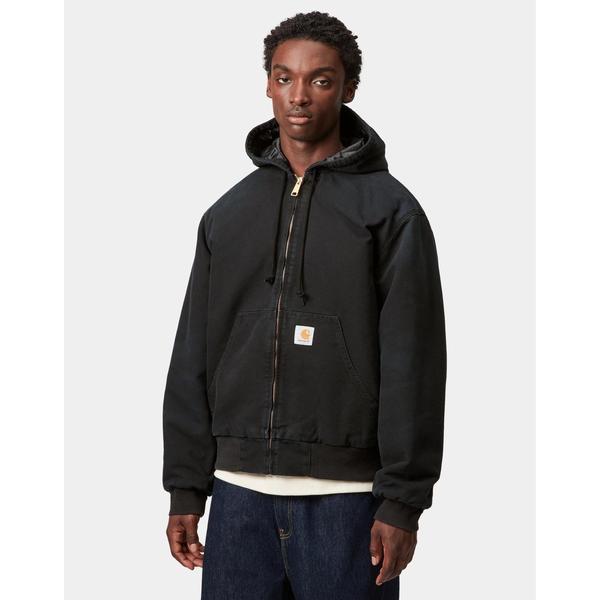 Carhartt WIP OG Active Jacket Winter Stone Canvas Black-Black Sheep Skate Shop