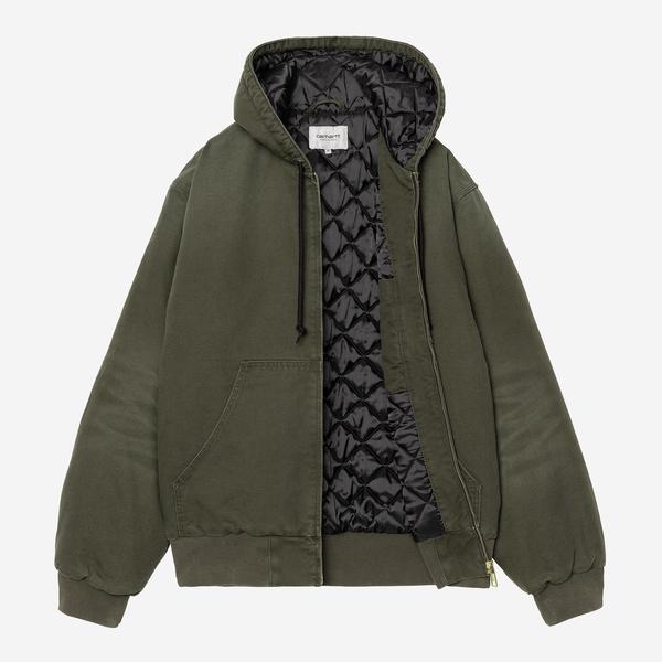 Carhartt WIP OG Active Jacket Winter Stone Canvas Olive-Black Sheep Skate Shop