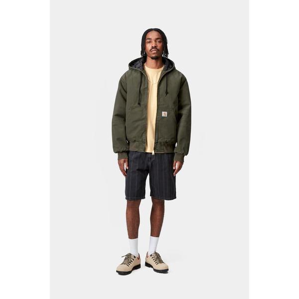 Carhartt WIP OG Active Jacket Winter Stone Canvas Olive-Black Sheep Skate Shop