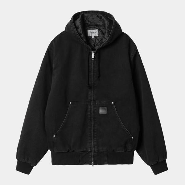 Carhartt WIP OG Active Rivet Jacket Black Stone Washed