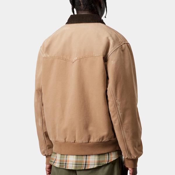Carhartt WIP OG Santa Fe Jacket Hamilton Brown - Tobacco Grind Wash-Black Sheep Skate Shop