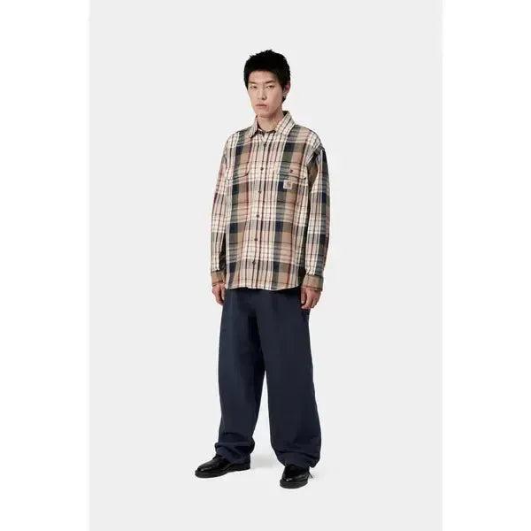 Carhartt WIP OG Single Knee Canvas Pant Deep Night Stone Washed-Black Sheep Skate Shop