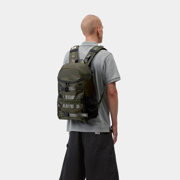 Carhartt WIP Prescott Backpack Oxide Green-Black Sheep Skate Shop