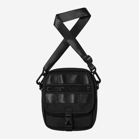Carhartt WIP Prescott Shoulder Bag Black-Black Sheep Skate Shop