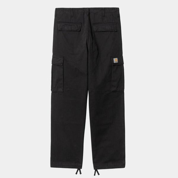 Carhartt WIP Regular Cargo Pant Black Garment Dyed Twill-Black Sheep Skate Shop