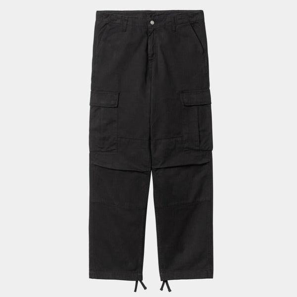 Carhartt WIP Regular Cargo Pant Black Garment Dyed Twill-Black Sheep Skate Shop