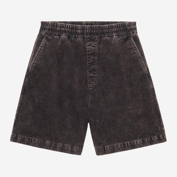 Carhartt WIP Reynold Corduroy Short Shale Dusky Washed-Black Sheep Skate Shop