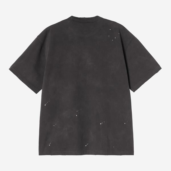 Carhartt WIP S/S Painter T-Shirt Destroy Wash Splatter Black-Black Sheep Skate Shop