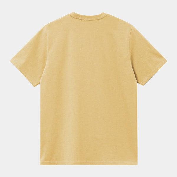 Carhartt WIP S/S Pocket T-Shirt Air Yellow-Black Sheep Skate Shop