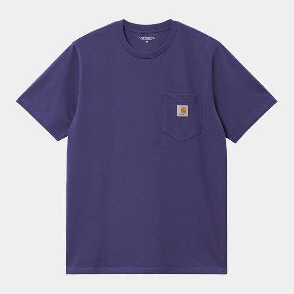 Carhartt WIP S/S Pocket T-Shirt Aura-Black Sheep Skate Shop