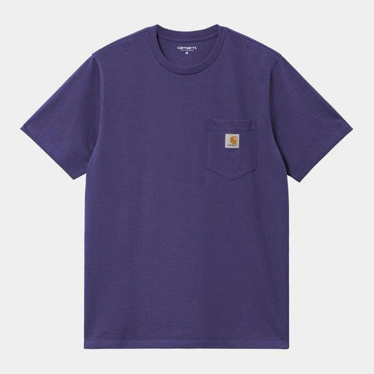 Carhartt WIP S/S Pocket T-Shirt Aura-Black Sheep Skate Shop