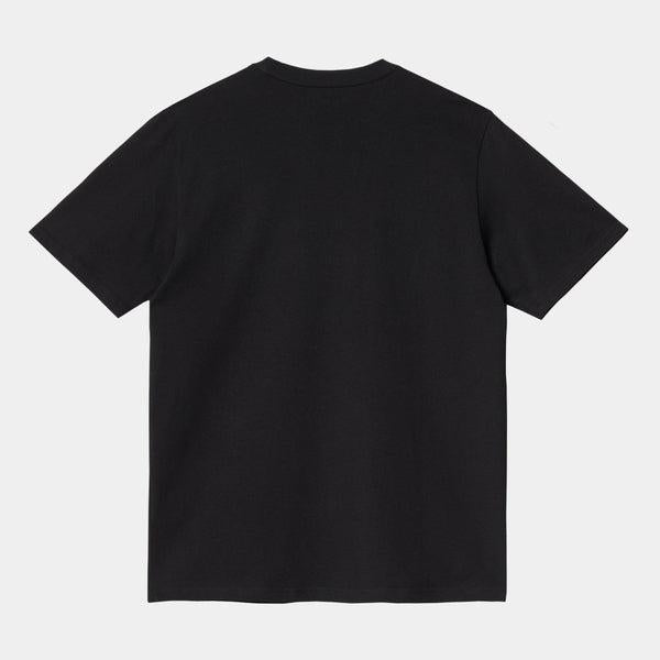 Carhartt WIP S/S Pocket T-Shirt Black-Black Sheep Skate Shop