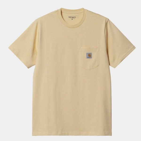 Carhartt WIP S/S Pocket T-Shirt Cornsilk-Black Sheep Skate Shop