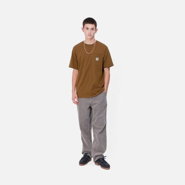 Carhartt WIP S/S Pocket T-Shirt Deep Hamilton Brown-Black Sheep Skate Shop