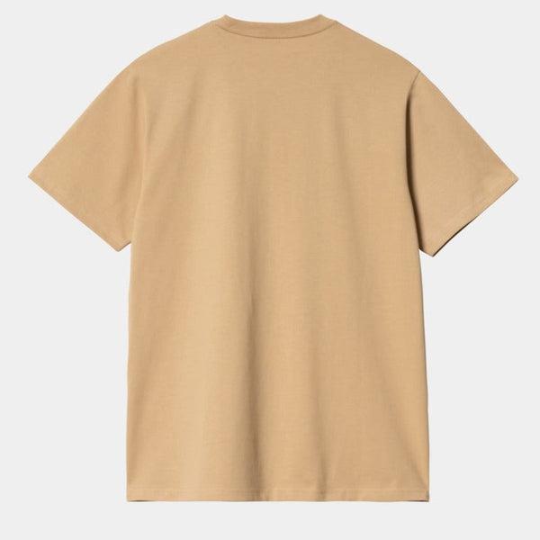 Carhartt WIP S/S Pocket T-Shirt Dusty Hamilton Brown-Black Sheep Skate Shop