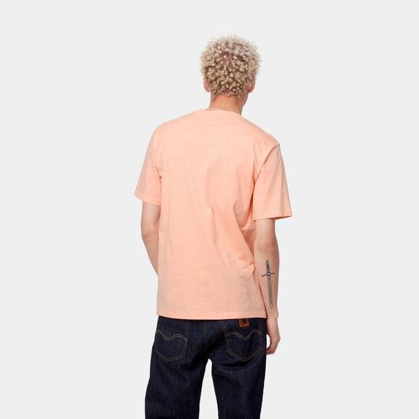 Carhartt WIP S/S Pocket T-Shirt Grapefruit Heather