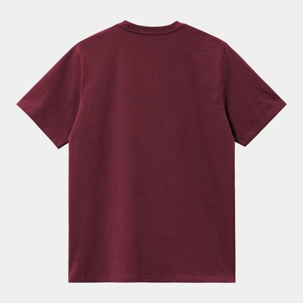 Carhartt WIP S/S Pocket T-Shirt Malbec-Black Sheep Skate Shop