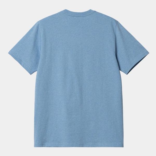 Carhartt WIP S S Pocket T Shirt Piscine Heather Medium