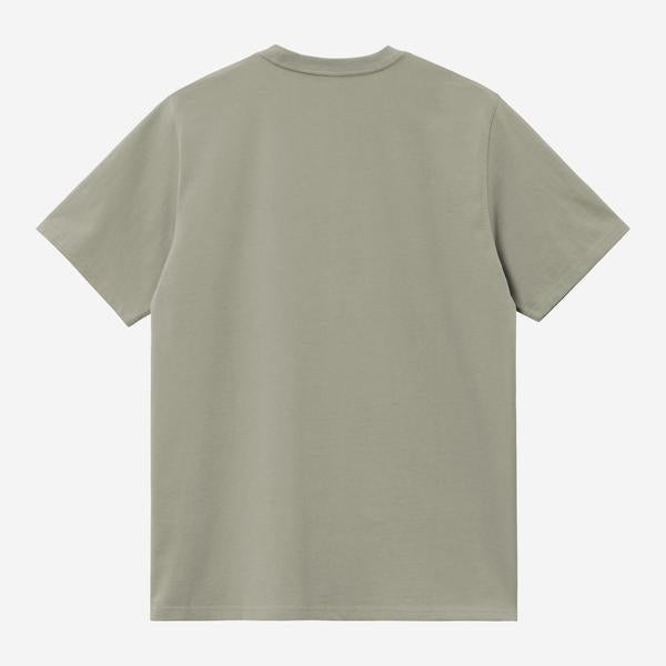 Carhartt WIP S/S Pocket T-Shirt Shady Green-Black Sheep Skate Shop