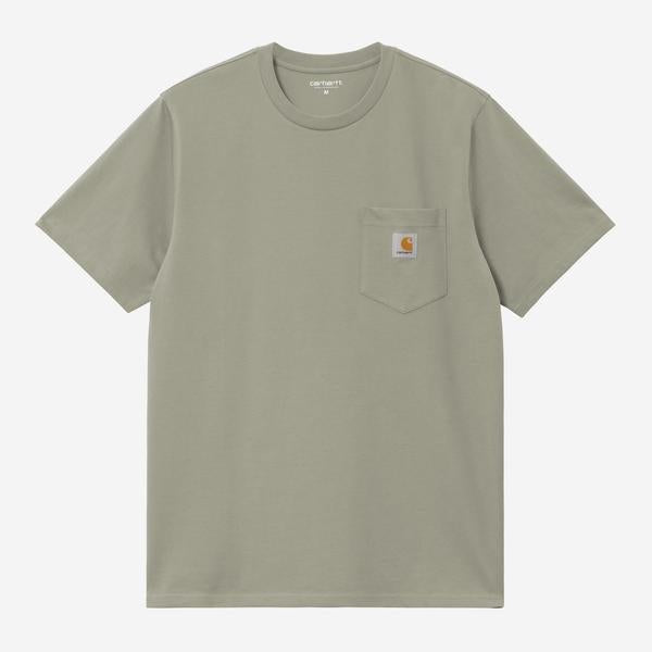 Carhartt WIP S/S Pocket T-Shirt Shady Green-Black Sheep Skate Shop