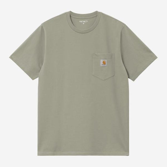 Carhartt WIP S/S Pocket T-Shirt Shady Green-Black Sheep Skate Shop