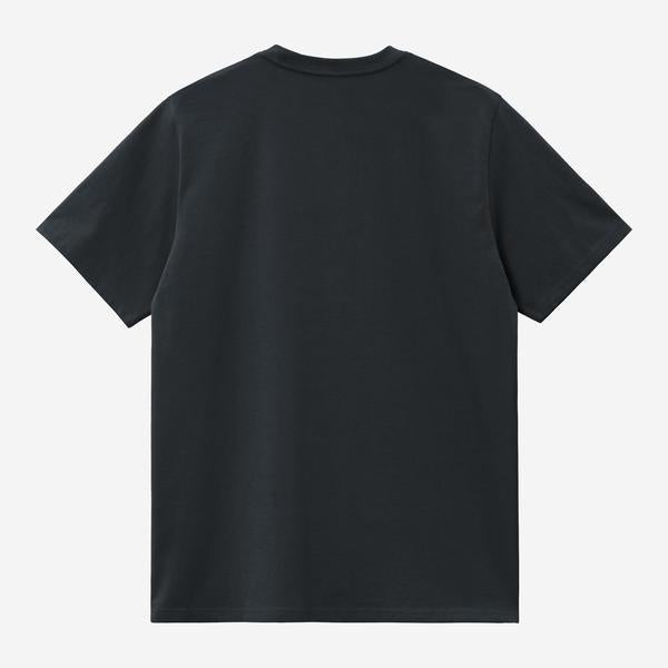Carhartt WIP Script T-Shirt Deep Night - Gentle Green-Black Sheep Skate Shop