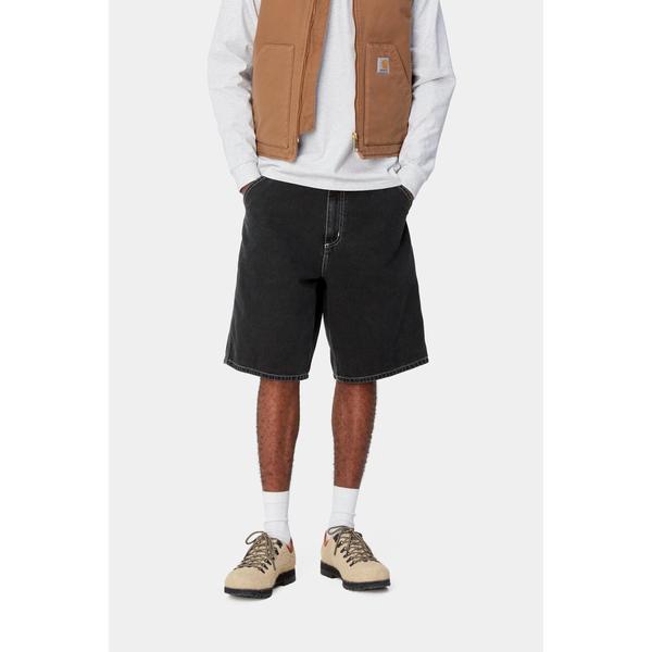 Carhartt WIP Simple Denim Short Black Heavy Stone Wash-Black Sheep Skate Shop