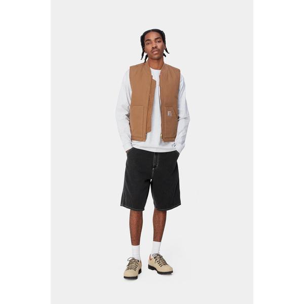 Carhartt WIP Simple Denim Short Black Heavy Stone Wash-Black Sheep Skate Shop