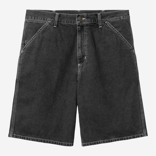 Carhartt WIP Simple Denim Short Black Heavy Stone Wash-Black Sheep Skate Shop