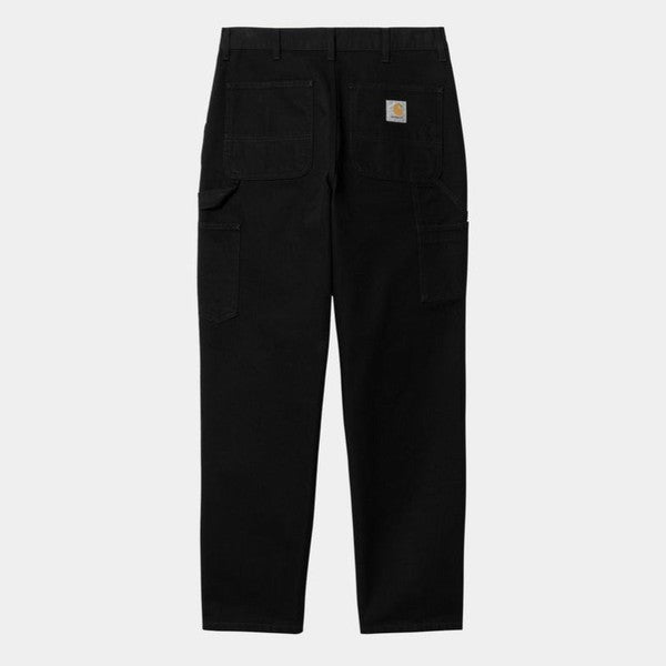 Carhartt WIP Single Knee Pant Dearborn Canvas Rinsed Black-Black Sheep Skate Shop