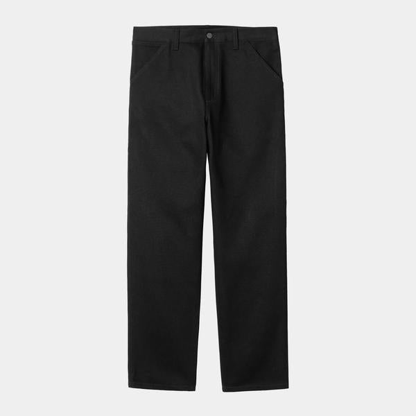 Carhartt WIP Single Knee Pant Denim Rinsed Black-Black Sheep Skate Shop