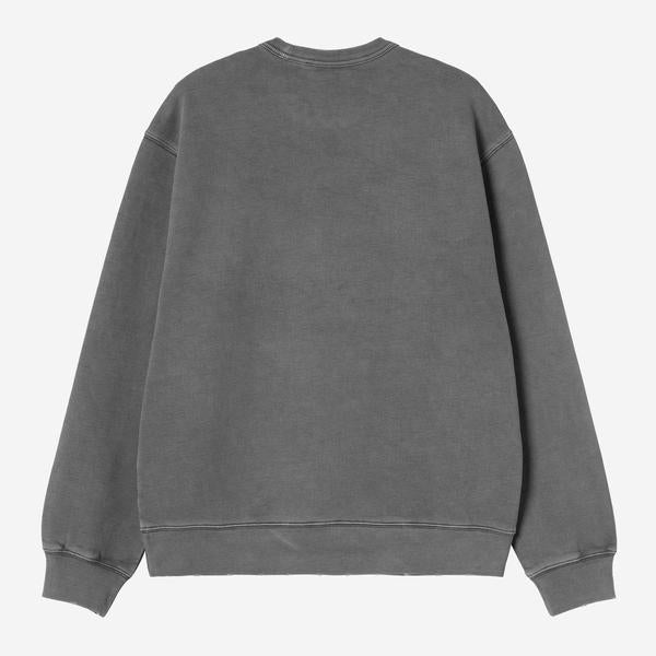 Carhartt WIP Torion Crewneck Sweatshirt Black Grind Wash-Black Sheep Skate Shop