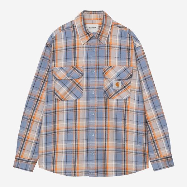 Carhartt WIP Tunick Check Flannel Shirt | Black Sheep – Black