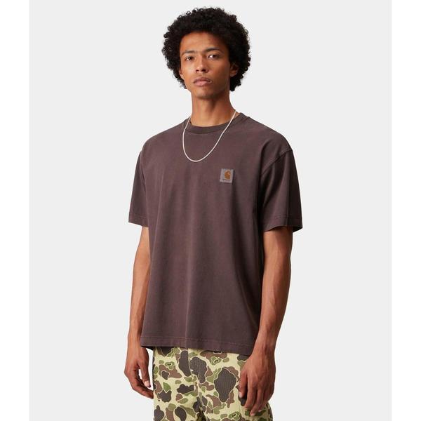 Carhartt WIP Vista T-Shirt Palisander Garment Dyed – Black Sheep