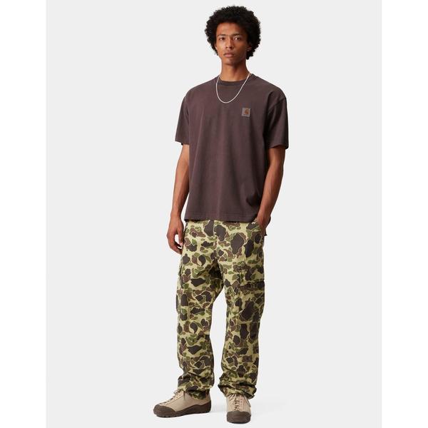 Carhartt WIP Vista T-Shirt Palisander Garment Dyed-Black Sheep Skate Shop