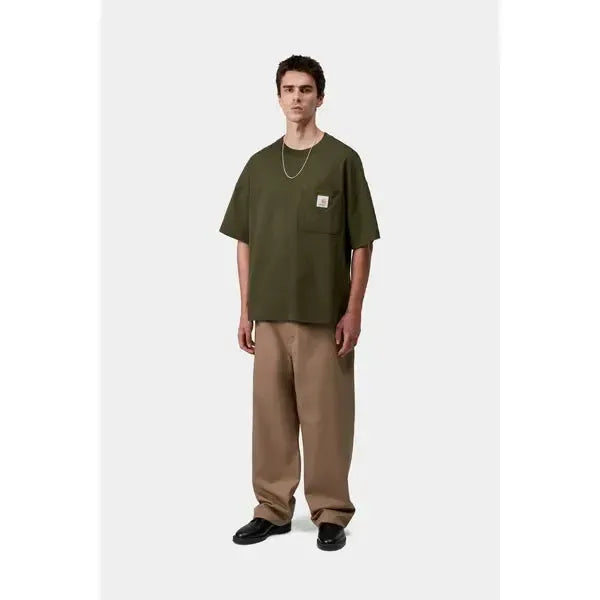 Carhartt WIP Work Pocket T-Shirt Olive-Black Sheep Skate Shop