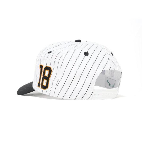 Cash Only Ballpark 6 Panel Hat White - Black-Black Sheep Skate Shop