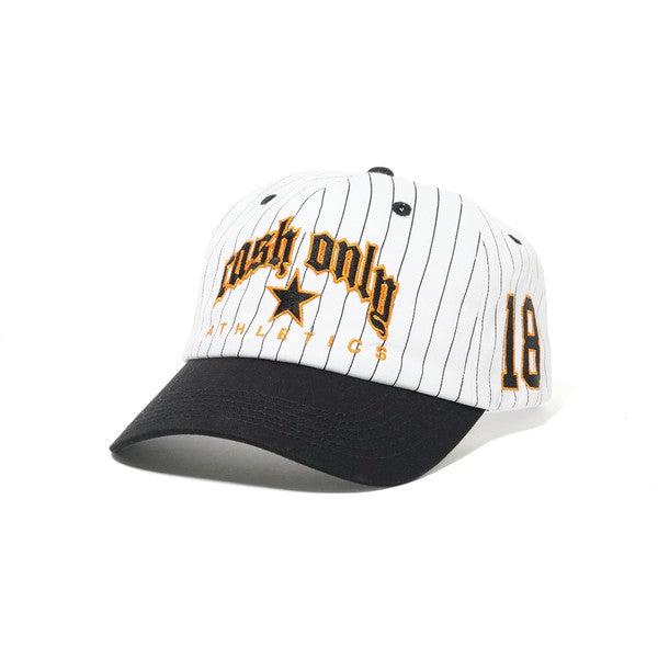 Cash Only Ballpark 6 Panel Hat White - Black-Black Sheep Skate Shop