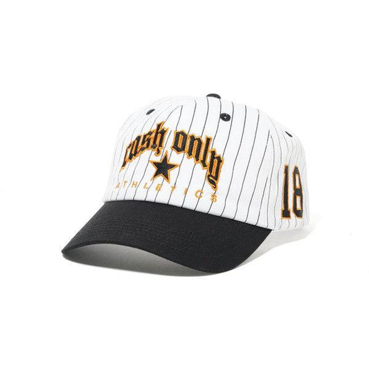 Cash Only Ballpark 6 Panel Hat White - Black-Black Sheep Skate Shop