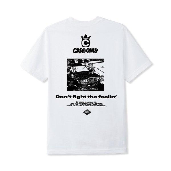 Cash Only Boulevard T-Shirt White-Black Sheep Skate Shop